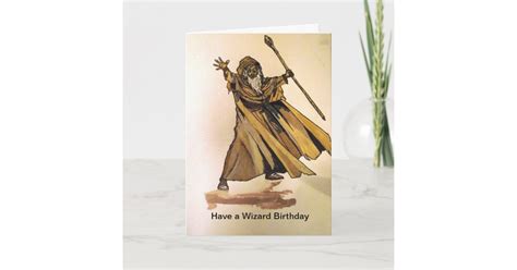 Have A Wizard Birthday Card