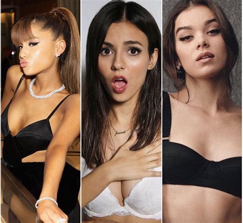 ariana grande victoria justice hailee steinfeld ass