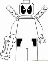 Deadpool Lego Coloring Pages Cable Coloringpages101 sketch template