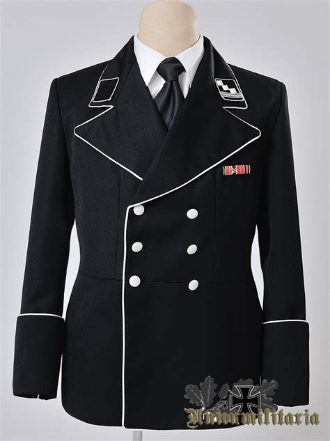 Ww2 German Ss Officers Black Mess Dress Tunic Allgemeine Ss Uniform