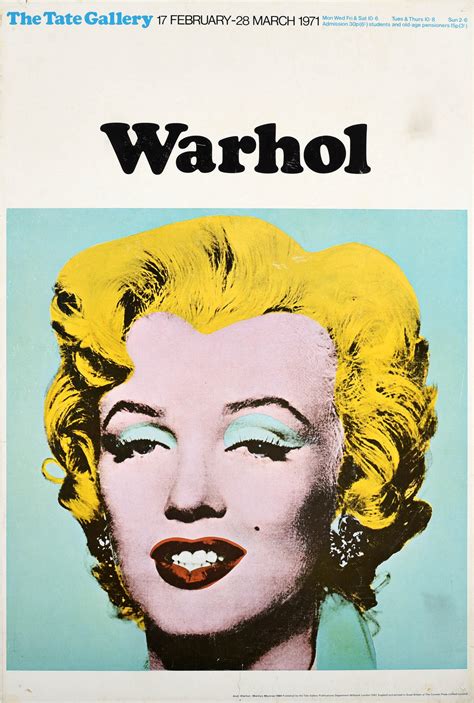 Andy Warhol Large Original Pop Art Advertising Poster For An