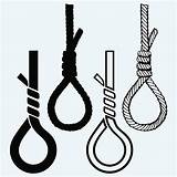 Noose Rope Knot Hangman Gallows Hangmans sketch template