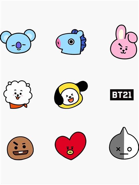 bt bts emoji bts drawings cute stickers