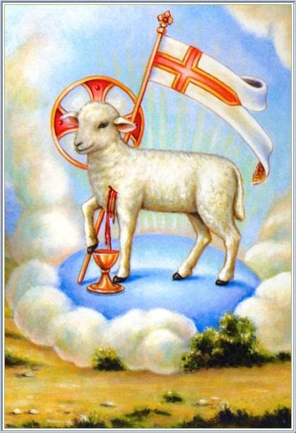 jesus glorified   lamb slain