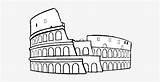 Colosseum Easy Coloring Draw Pages Library Google Pngkey Detail sketch template