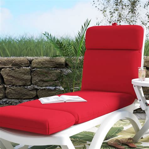 Indoor Outdoor Sunbrella Chaise Lounge Cushions Best Outdoor Pillows