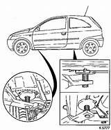 Corsa Points Vauxhall Lifting Mounting Workshop Jacking Repair Manuals W5l Devices Models Brakes Front Instructions sketch template