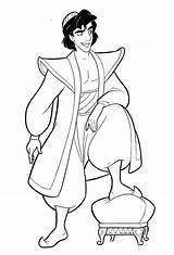 Aladdin Disney Prince Coloring Pages Walt Characters Coloring4free Colouring Color Printable Kids Wallpaper Fanpop 2032 1381 Background Getcolorings Jasmine Book sketch template