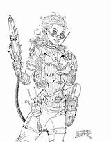 Coloring Pages Girl Adult Hot Steampunk Sheets Sexy Girls Google Colouring Color Book Drawings Colorings Printable Getcolorings Draw Visit Print sketch template