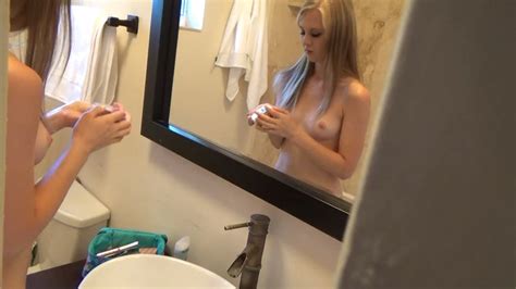 dude fucks his naked step sister after spying on her in the bathroom naked girls