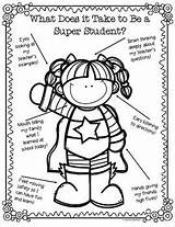 Behavior Student Positive Super Posters Classroom Superhero Expectations Theme Teacherspayteachers Hero Students Create These Kids School Visit Choose Board sketch template