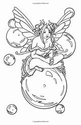Mystical Elf Fairies Selina Fenech Fae Mythical Myth Kleurplaten Elves Dragons Merlino Mago Mermaids Mandalas sketch template