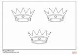 Coloring Pages Munster Flag sketch template