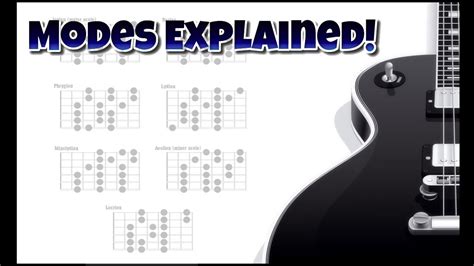 modes explained     modes guitar modes lesson youtube