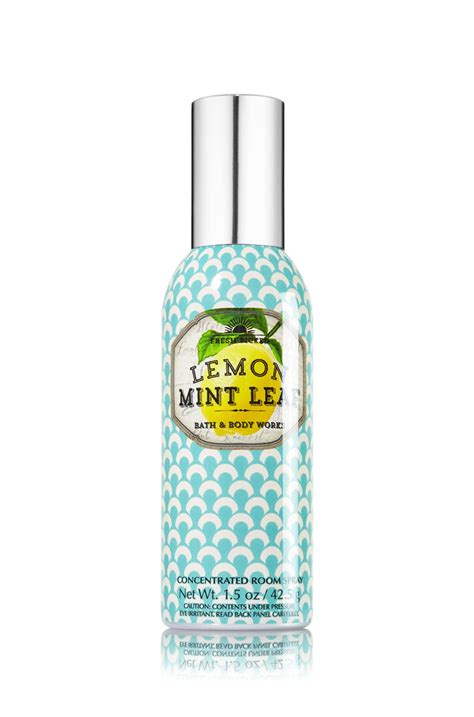 lemon mint leaf  oz room perfume bath body works bath