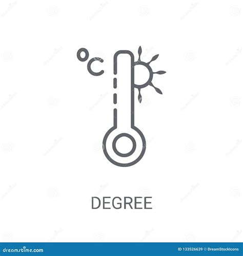 degree icon trendy degree logo concept  white background  stock