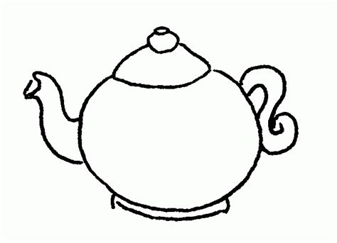 teapot coloring page coloring home