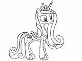 Cadence Coloring Pony Little Princess Pages Color Sketch Getcolorings Print Deviantart sketch template