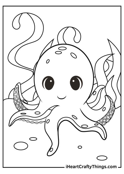 printable octopus coloring pages updated