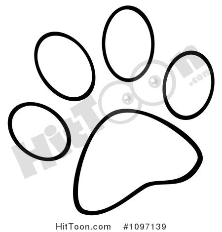 dog paw print image    clipartmag