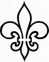 Lis Fleur Flor Coloring Stencil Stencils Pattern Template Saints Symbol Di Pages Tattoo Embellishment Wall Decal Dibujo Silhouette Outline Decals sketch template