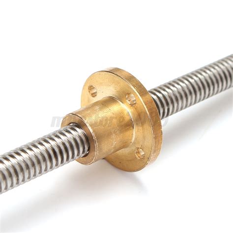 single start acme threaded rod lead screw brass nut     ebay