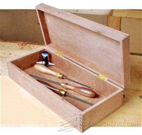 finger joint box plans woodarchivist
