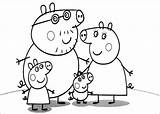 Coloring Pages Peppa Pig Read sketch template