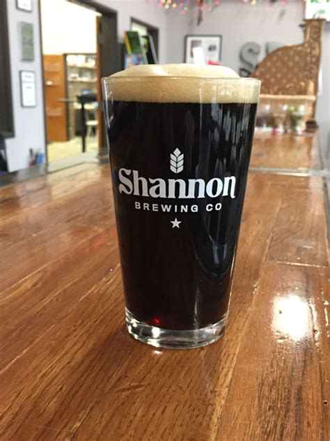 pint glass shannon brewing company