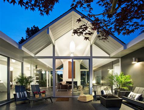 double gable eichler remodel klopf architecture archinect