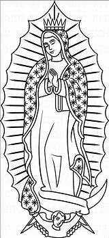 Guadalupe Lady Color Clipart Coloring Virgen Pages Sketch Mary Virgin Own Digital Clip Clipground Mother Sheets Line Catholic Kids Etsy sketch template