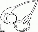Coloring Headphones Drawing 250px 29kb Getdrawings sketch template