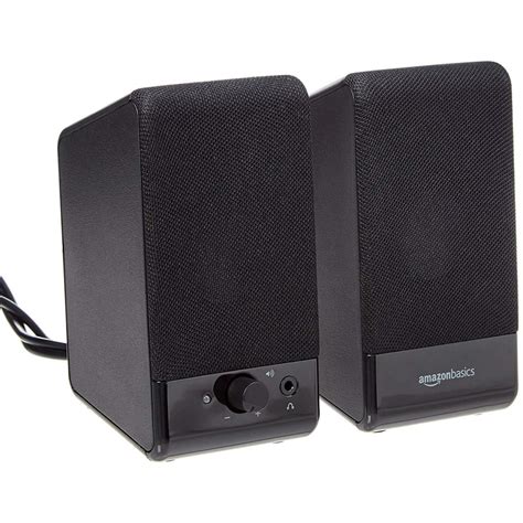 amazonbasics computer speakers usb powered review  budget speakers   sound savings