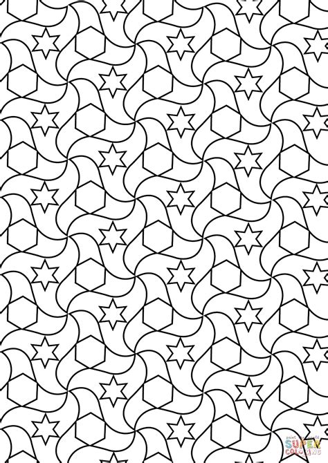 tessellation coloring pages  printable  getcoloringscom