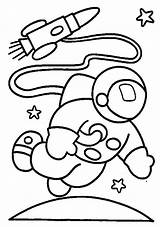 Astronauta Colorir sketch template