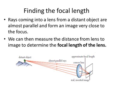 finding  focal length