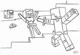 Minecraft Steve Coloring Pages Printable Getcolorings Colo sketch template