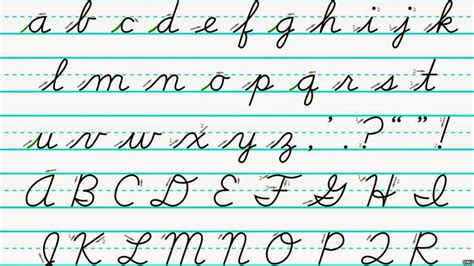 cursive script handwriting hand writing