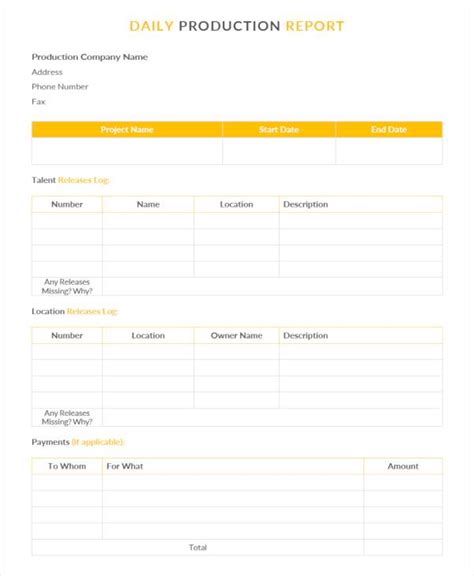 17 sample daily reports sample templates