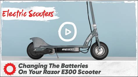 change  battery   razor   es electric scooter youtube