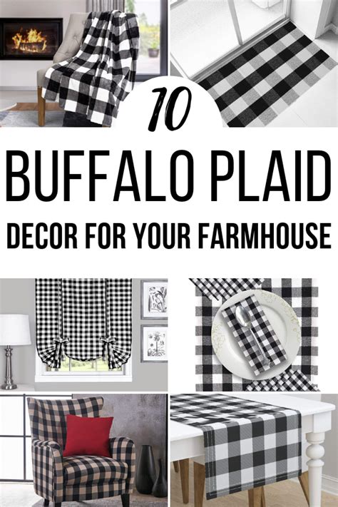 buffalo plaid decor   farmhouse  mom  reviews