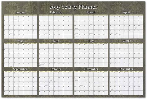 months printable calendar