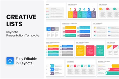 lists keynote  template nulivo market