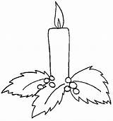 Christmas Candle Coloring Pages Candles Drawing Drawings Kids Tree Decoration Clip Decorated Burning Leaves Cartoon Sheet sketch template