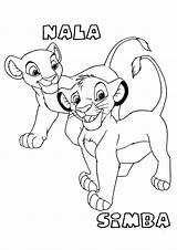 Lion Coloring King Nala Pages Getcolorings Printable sketch template