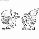 Mega Pokemon Coloring Zekrom Reshiram Pages Xcolorings 80k Resolution Info Type  Size sketch template