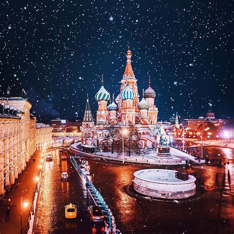 sparkling city of moscow celebrates orthodox christmas in a magical
