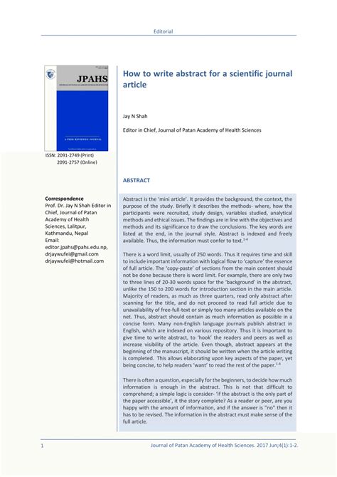 scientific paper understanding health research
