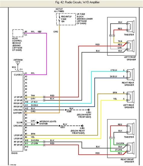 chevrolet factory radio wiring diagram