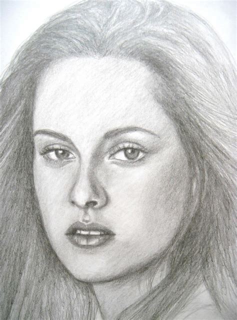 Grace In Progress A Pencil Portrait Of Kristen Stewart